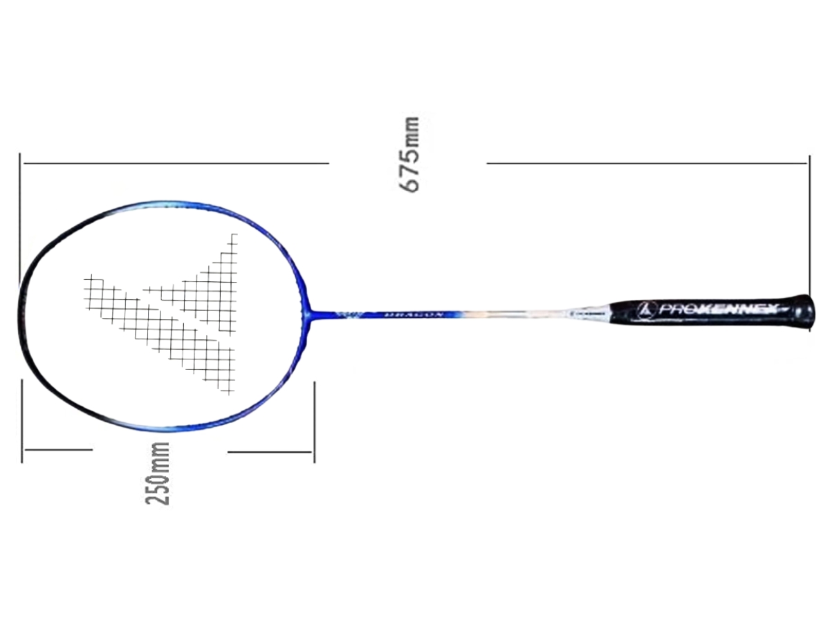 Chiều dài tiêu chuẩn vợt cầu lông