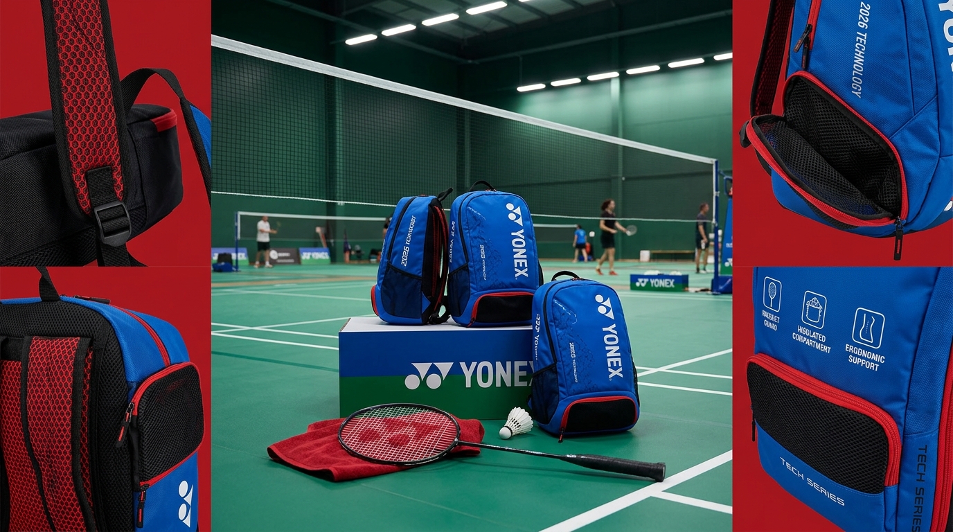 [Sản phẩm] Balo cầu lông yonex màu xanh lam - Những công nghệ nổi bật nào có trên các mẫu balo cầu lông Yonex 2026?